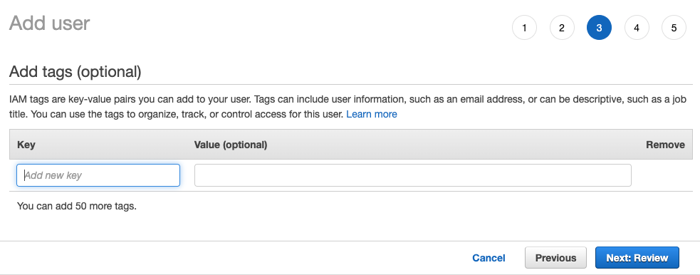 Skipping tag assignment for IAM user - Zoomed